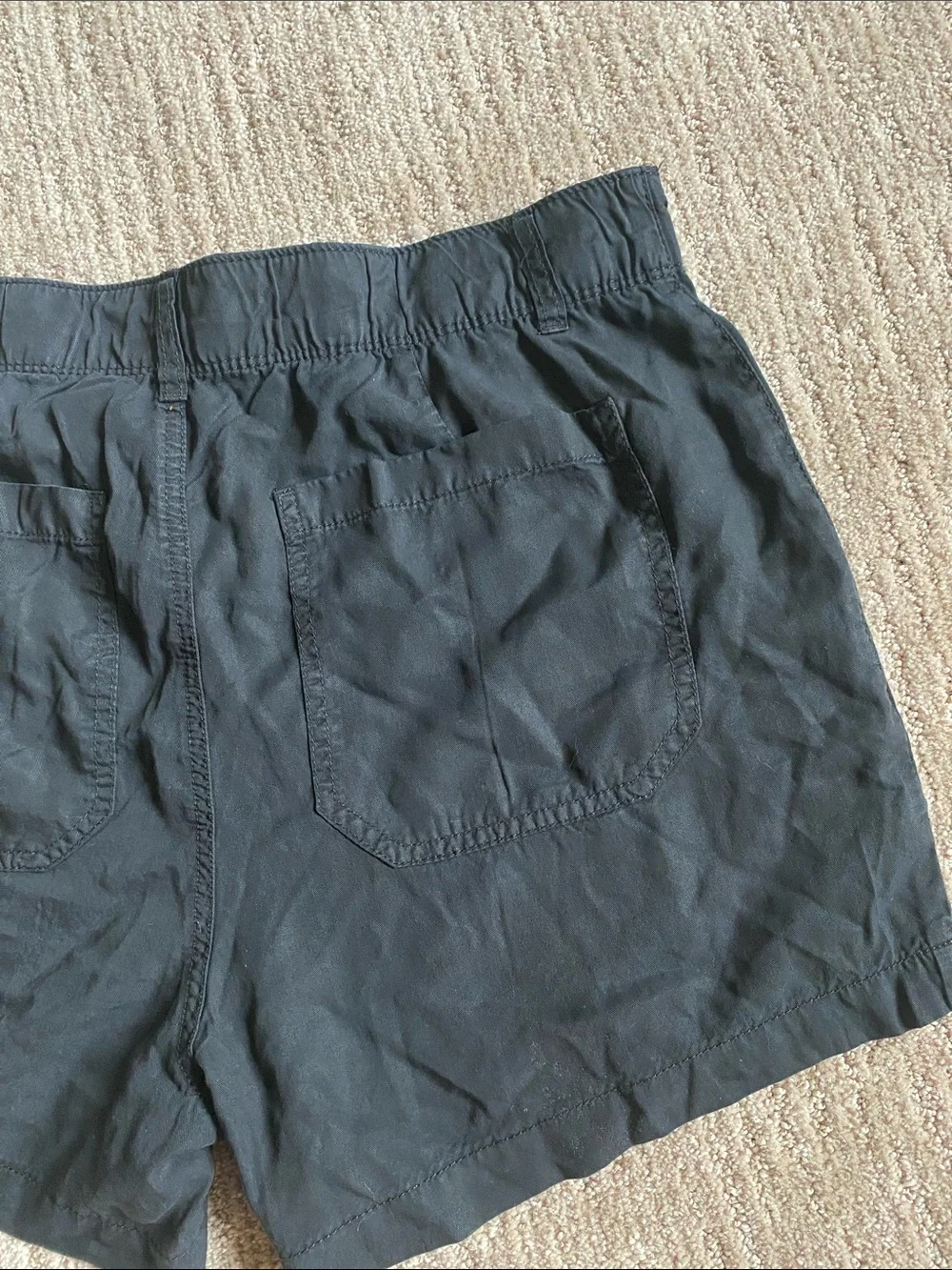 Social Standard by Sanctuary Black Lightweight Lyocell Shorts